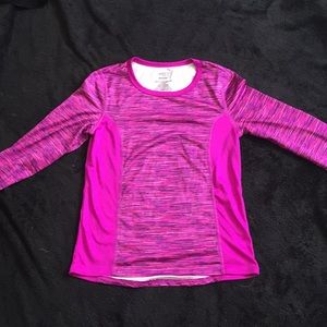 A purple athletic top